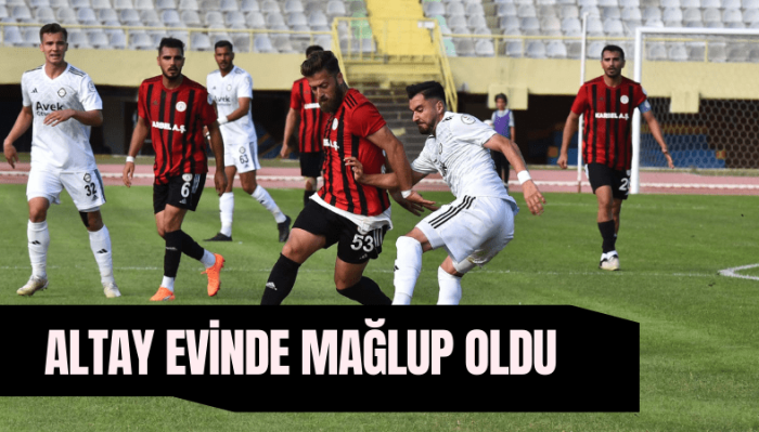 Altay evinde mağlup oldu