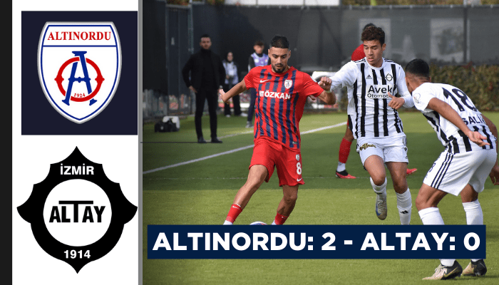 Altınordu: 2 - Altay: 0