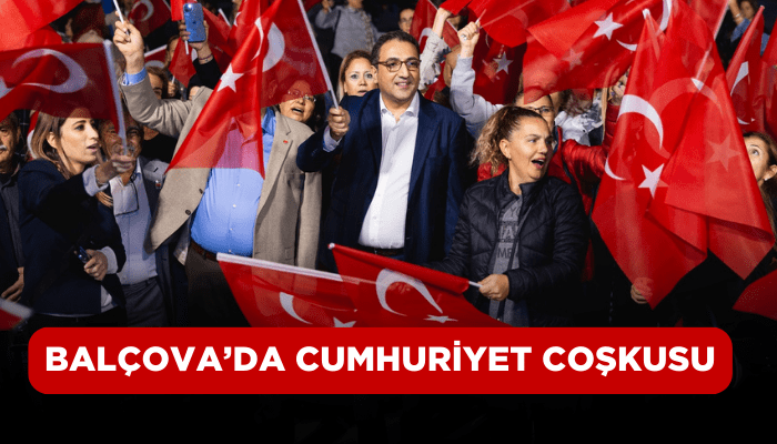 Balçova’da Cumhuriyet coşkusu