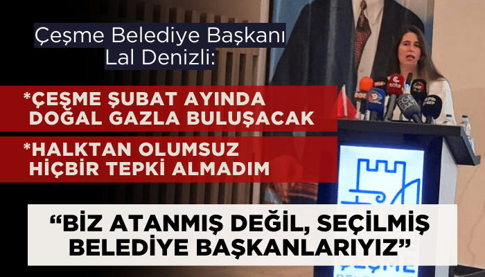 Başkan Denizli 10 ayını anlattı: Gücüm yettiğince Çeşme için çalışmaya devam edeceğim