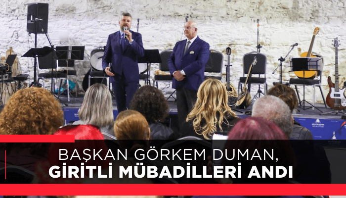 Başkan Görkem Duman, Giritli mübadilleri andı