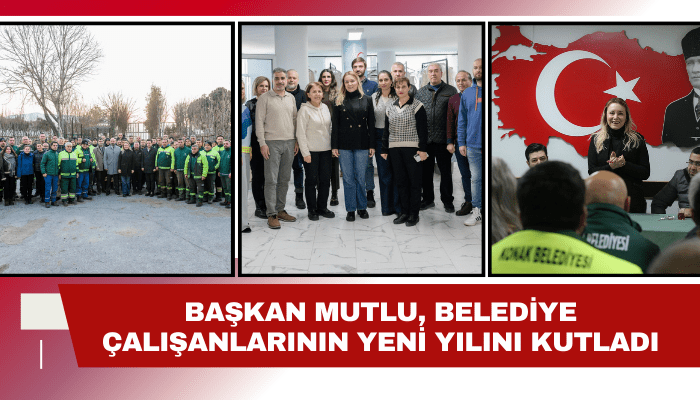 Başkan Mutlu belediye çalışanlarının yeni yılını kutladı