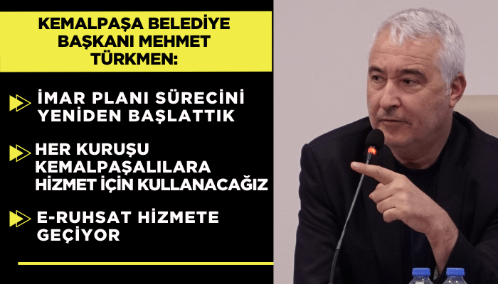 Başkan Türkmen: Projelerimizde odağımız vatandaşlarımız