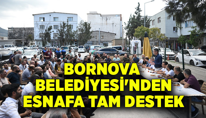 Bornova Belediyesi'nden esnafa tam destek