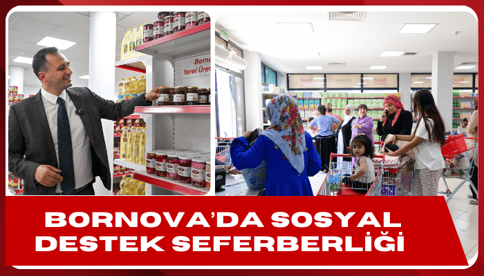 Bornova’da sosyal destek seferberliği