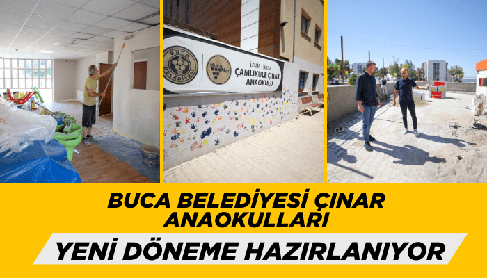 Buca Belediyesi Çınar Anaokulları yeni döneme hazırlanıyor