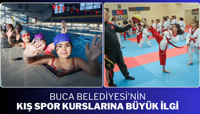 Buca Belediyesi'nin kış spor kurslarına büyük ilgi