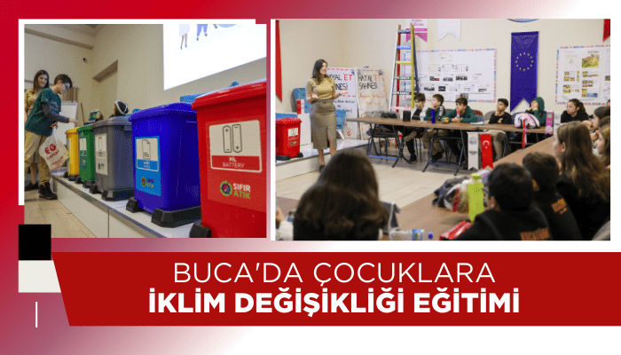 Buca'da çocuklara iklim değişikliği eğitimi