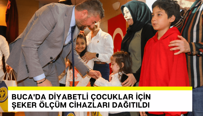 Buca'da diyabetli çocuklar için şeker ölçüm cihazları dağıtıldı