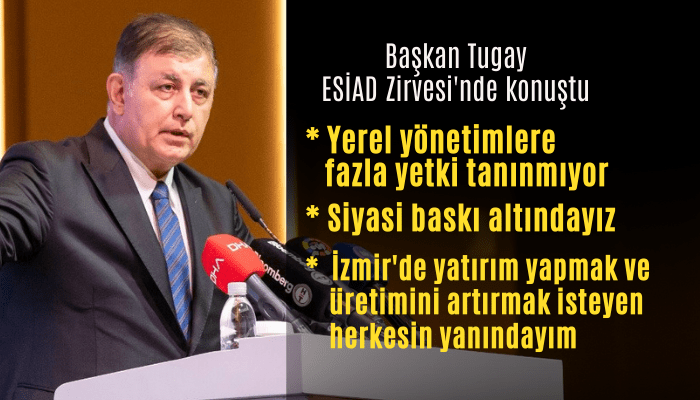 Cemil Tugay: Yerel yönetimlere yetki tanınmıyor, siyasi baskı altındayız