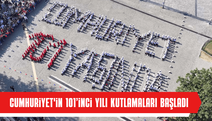 Cumhuriyet'in 101’inci yılı kutlamaları başladı