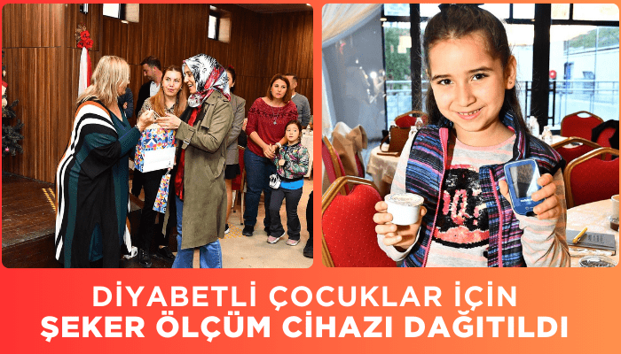 Diyabetli çocuklar için şeker ölçüm cihazı dağıtıldı