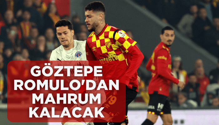 Göztepe bu hafta Romulo'dan mahrum kalacak