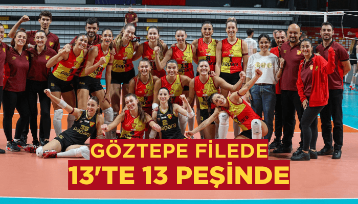 Göztepe filede 13'te 13 peşinde