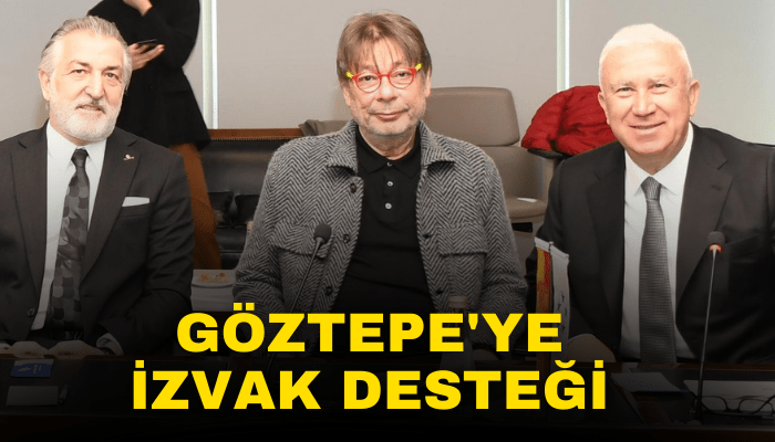 Göztepe'ye İZVAK desteği