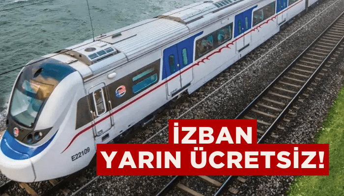 İZBAN 29 Ekim Cumhuriyet Bayramı’nda ücretsiz!