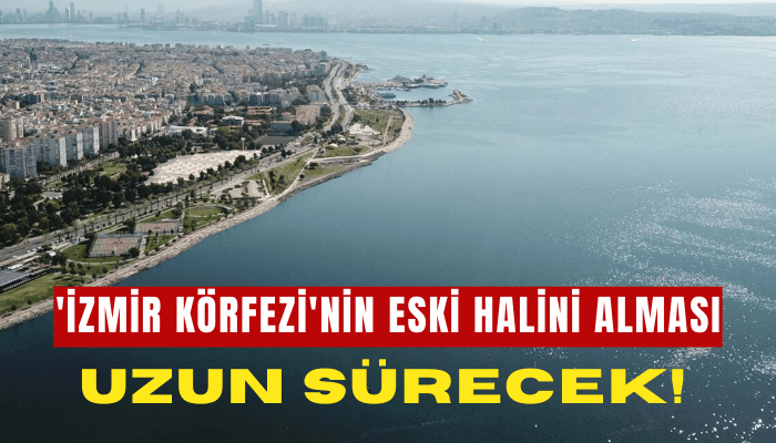 'İzmir Körfezi'nin eski halini alması uzun sürecek!'