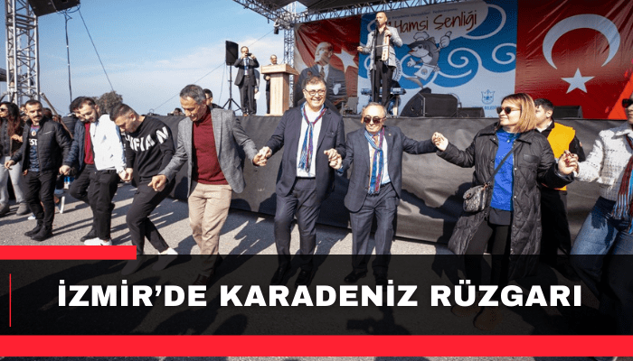 İzmir’de Karadeniz rüzgarı