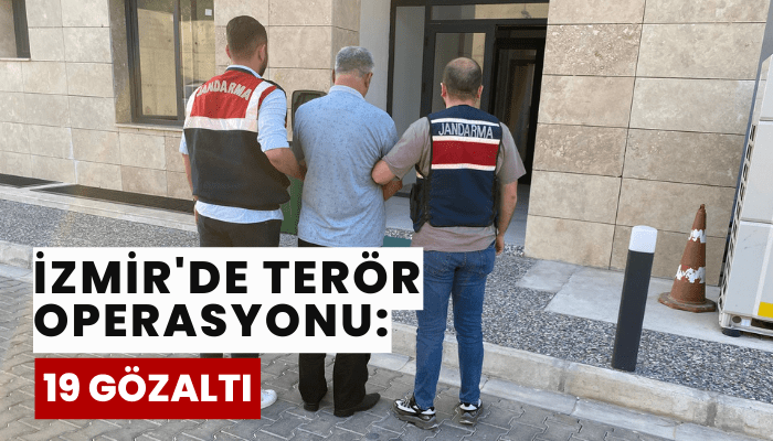 İzmir'de terör operasyonu: 6 gözaltı