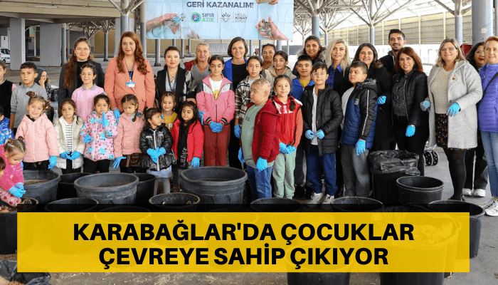 Karabağlar'da çocuklar çevreye sahip çıkıyor