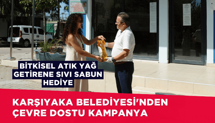 Karşıyaka Belediyesi'nden çevre dostu kampanya