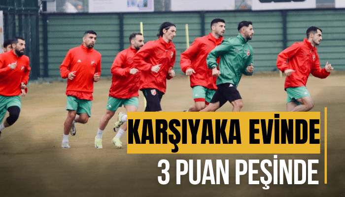 Karşıyaka evinde 3 puan peşinde