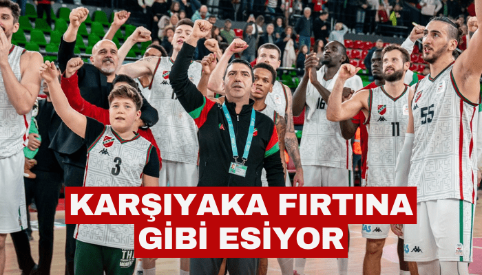 Karşıyaka fırtına gibi esiyor