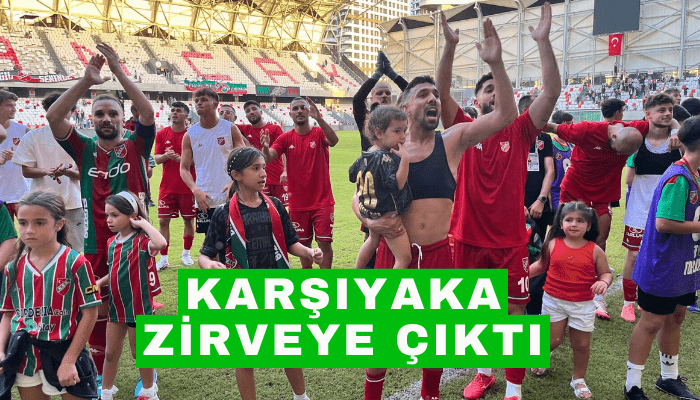 Karşıyaka zirveye çıktı