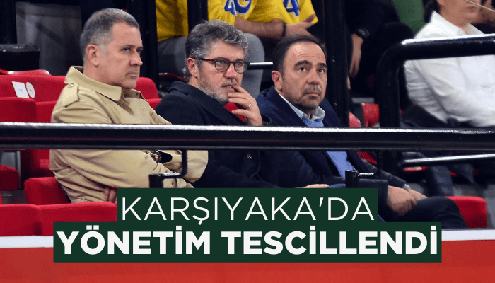 Karşıyaka'da yönetim tescillendi, imza yetkisi pazartesi