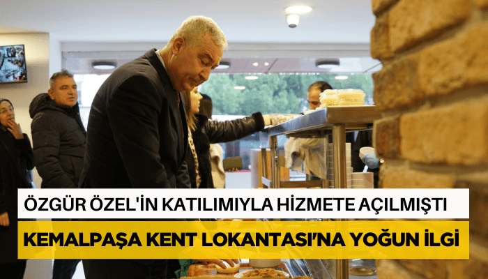 Kemalpaşa Kent Lokantası'na yoğun ilgi