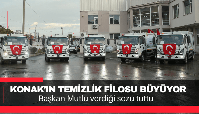 Konak’ın temizlik filosu büyüyor