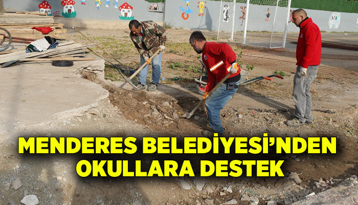 Menderes Belediyesi’nden Okullara Destek