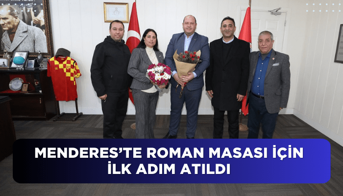 Menderes'te Roman Masası için ilk adım