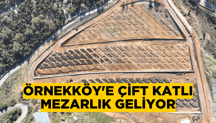 Örnekköy'e çift katlı mezarlık geliyor