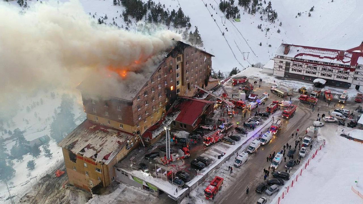 Otel yangını soruşturmasında tutuklu sayısı 9 oldu