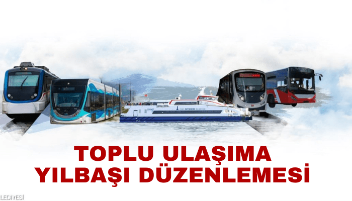 Toplu ulaşıma yılbaşı ayarı